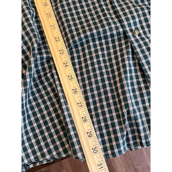 L.L. Bean Classic Green Plaid Button-Down Shirt Sz XL Traditional Fit EUC - Picture 10 of 13